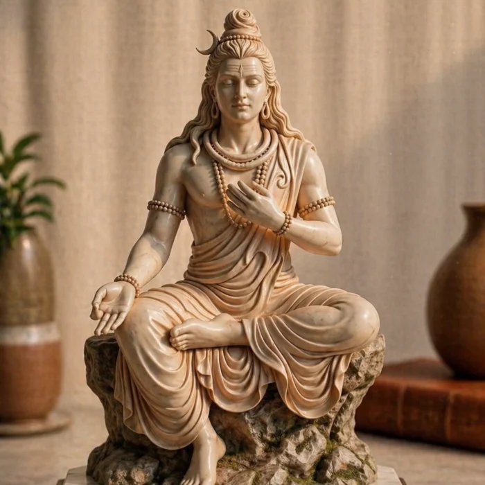 Lord Shiva Meditation Statue for Home Decor | Mahadev Murti